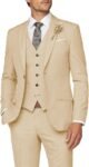 Mens Suit 3 Piece Slim Fit Suit for Men Formal Business Suit Wedding Groom Prom Tuxedo Dinner Party