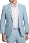 Mens Suit Slim Fit 2 Piece Suits for Men Formal Suit Jacket Pants Business Casual Suits Wedding Prom Tuxedos